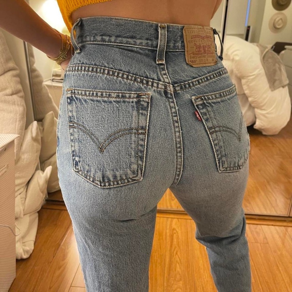 Vintage Levi 550 tapered leg